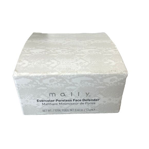 Mally Evercolor Poreless Face Defender  w/ Sponge Sheer Full Size 0.46 oz NEW - Picture 8 of 9